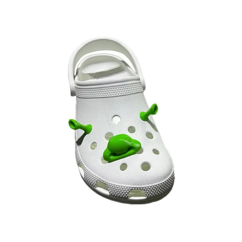 3pcs/set Cartoon Shrek Crocs Charms