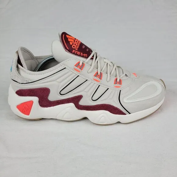 Adidas FYW S-97 'White Solar Red' EE5312 Sneakers Mens US 11 UK 10.5 NWOB