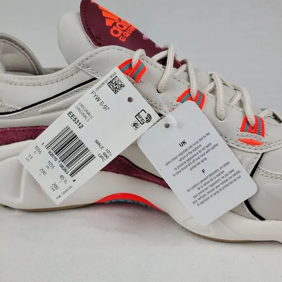 Adidas FYW S-97 'White Solar Red' EE5312 Sneakers Mens US 11 UK 10.5 NWOB