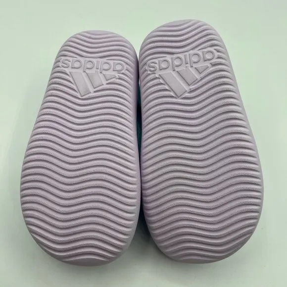 Adidas x Disney TD Comfort Blue Frozen Swim Sandals FY8148 Size 8K Blue/Lilac