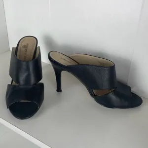Adrienne Vittadini Gunn Mule Sandals Black 7.5