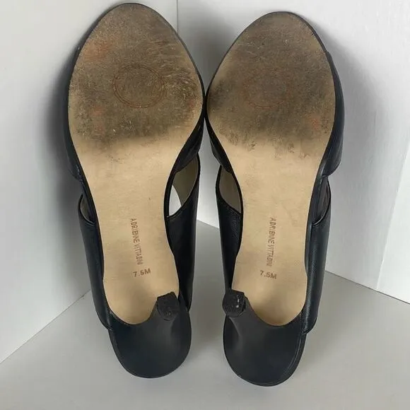 Adrienne Vittadini Gunn Mule Sandals Black 7.5