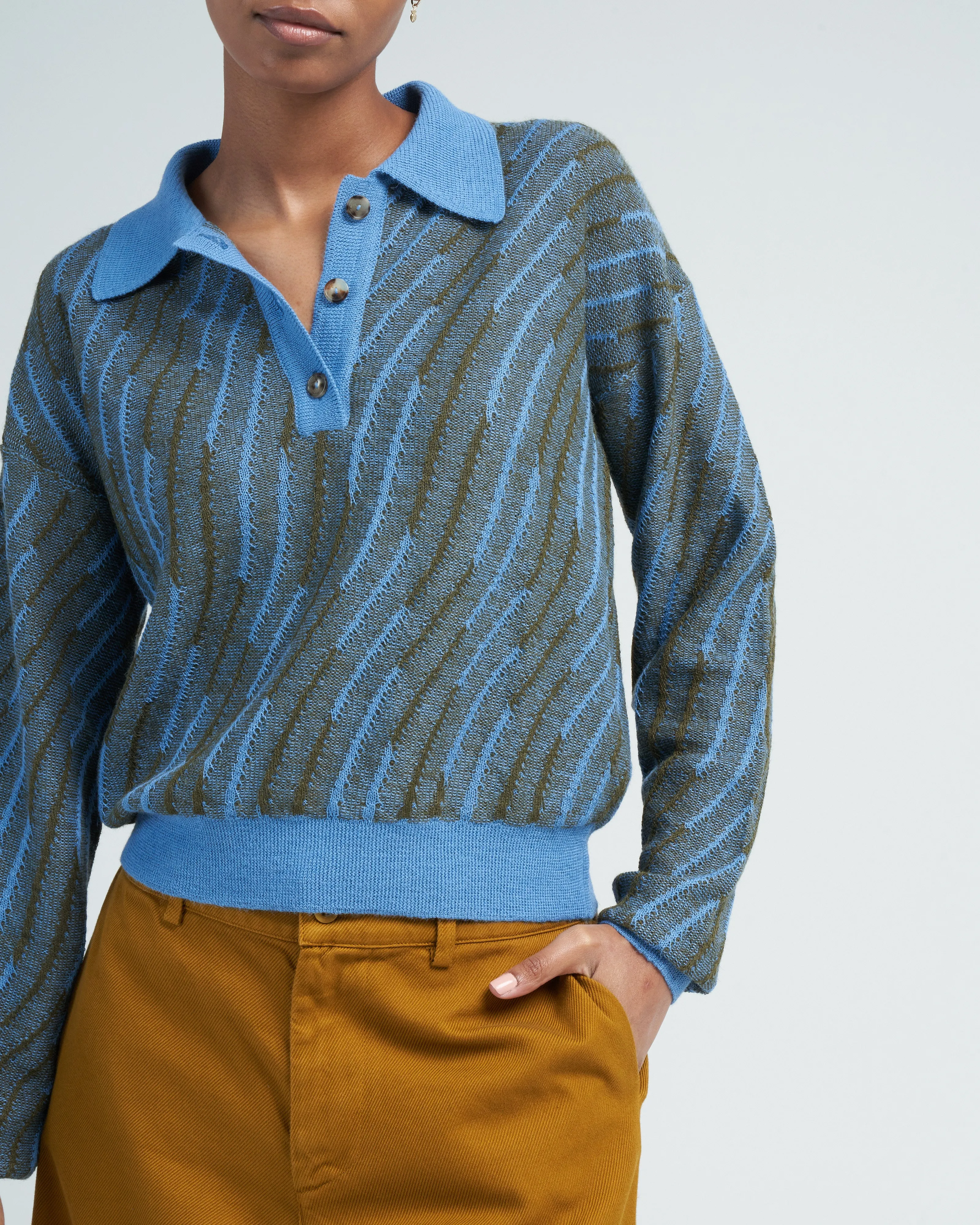alvar top - blue