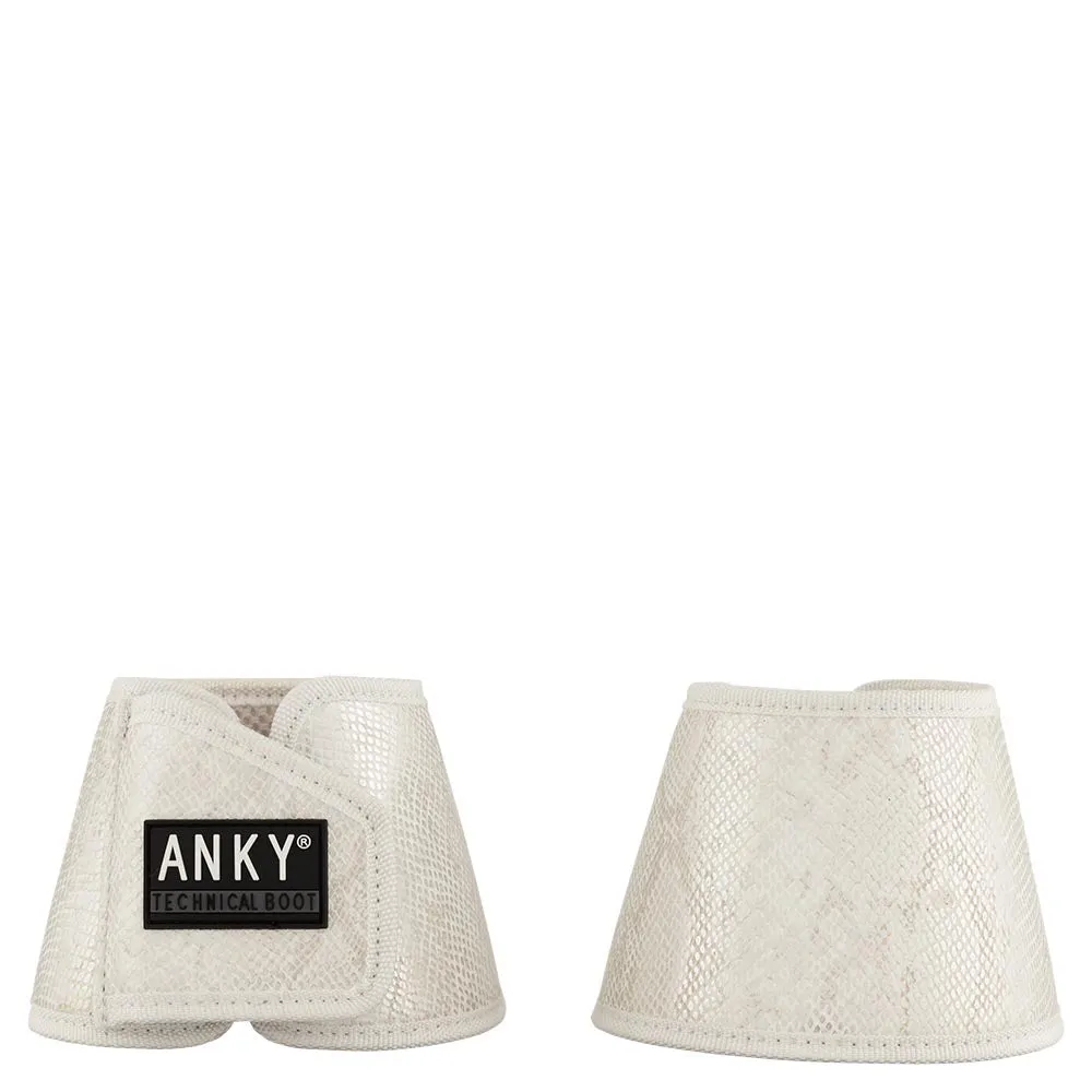 Anky frosted almond lizard metallic overreach boots