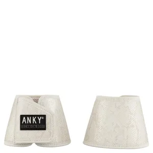 Anky frosted almond lizard metallic overreach boots