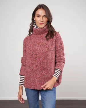 annalie cashmere melange turtleneck