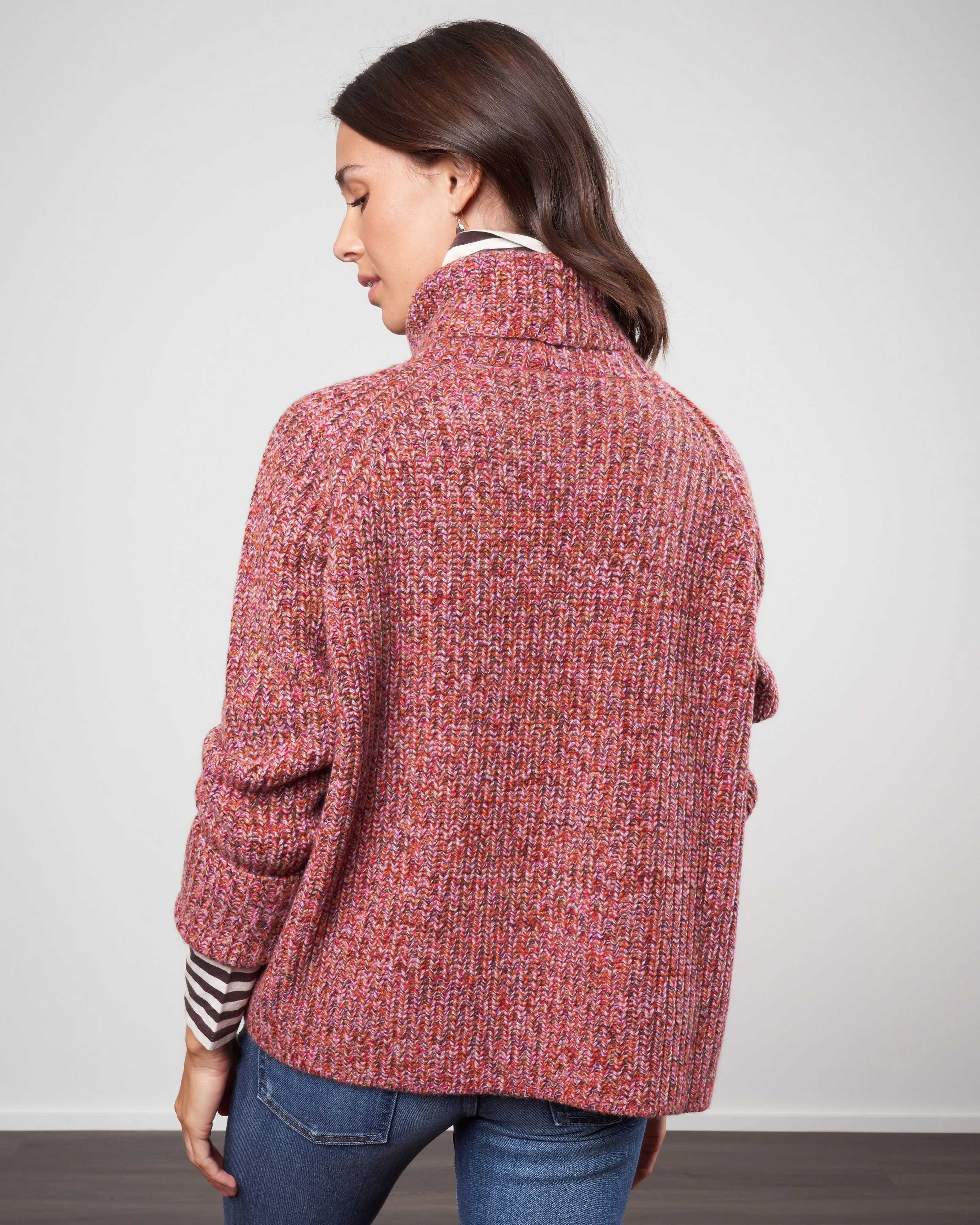annalie cashmere melange turtleneck