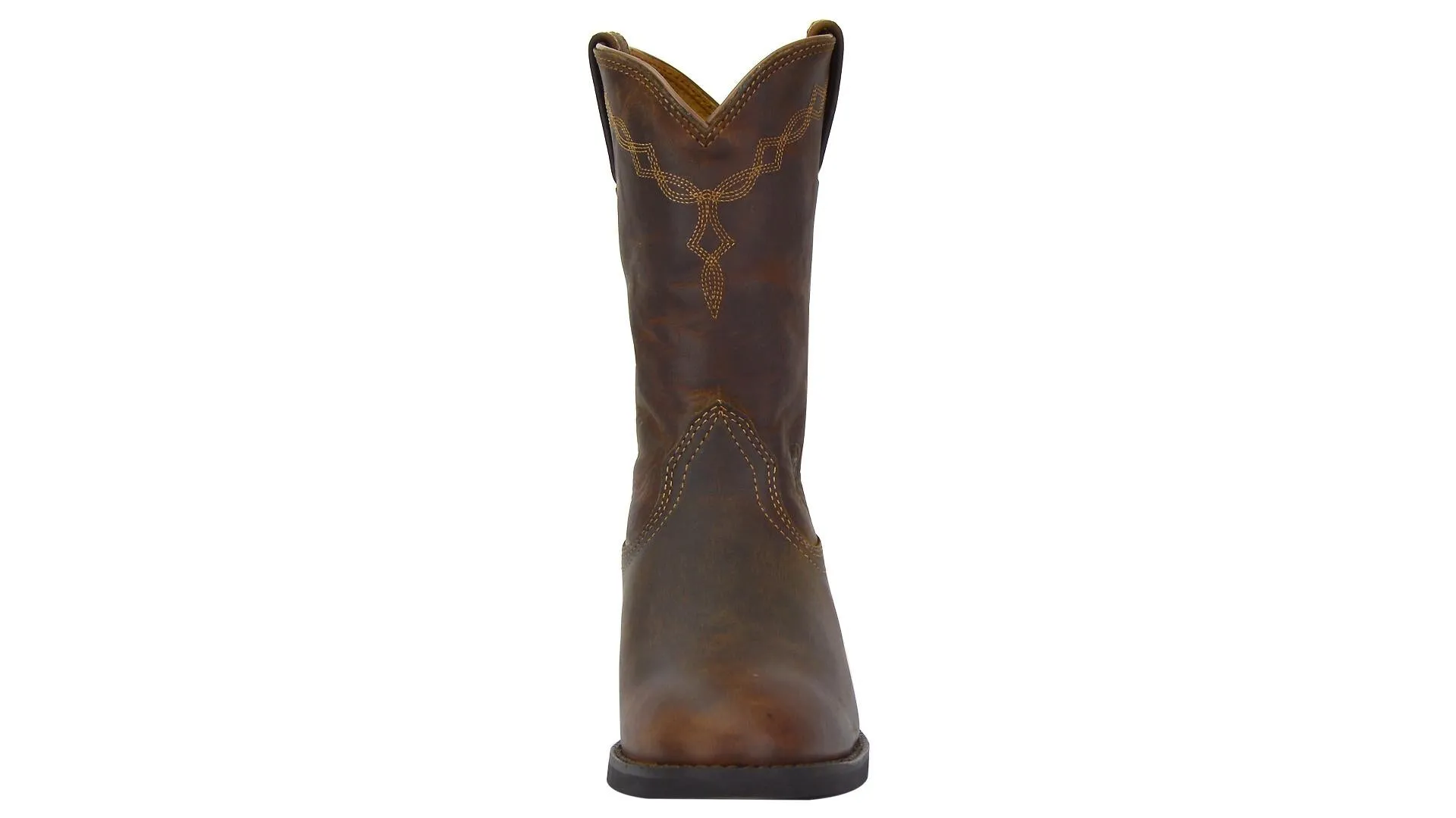 Ariat ATS Ladies Roper Boots Distressed Brown