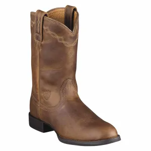 Ariat ATS Ladies Roper Boots Distressed Brown