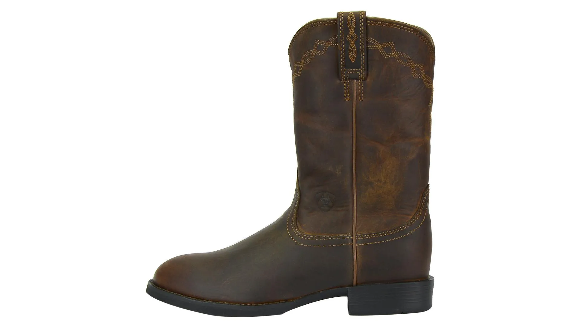Ariat ATS Ladies Roper Boots Distressed Brown