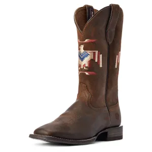Ariat Circuit Thunderbird Chimayo Mens Boots Saddleup Brown