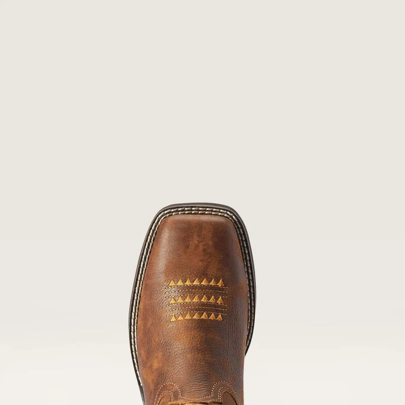 Ariat Ladies Copper Delilah Deco Broad Square Toe Western Boots