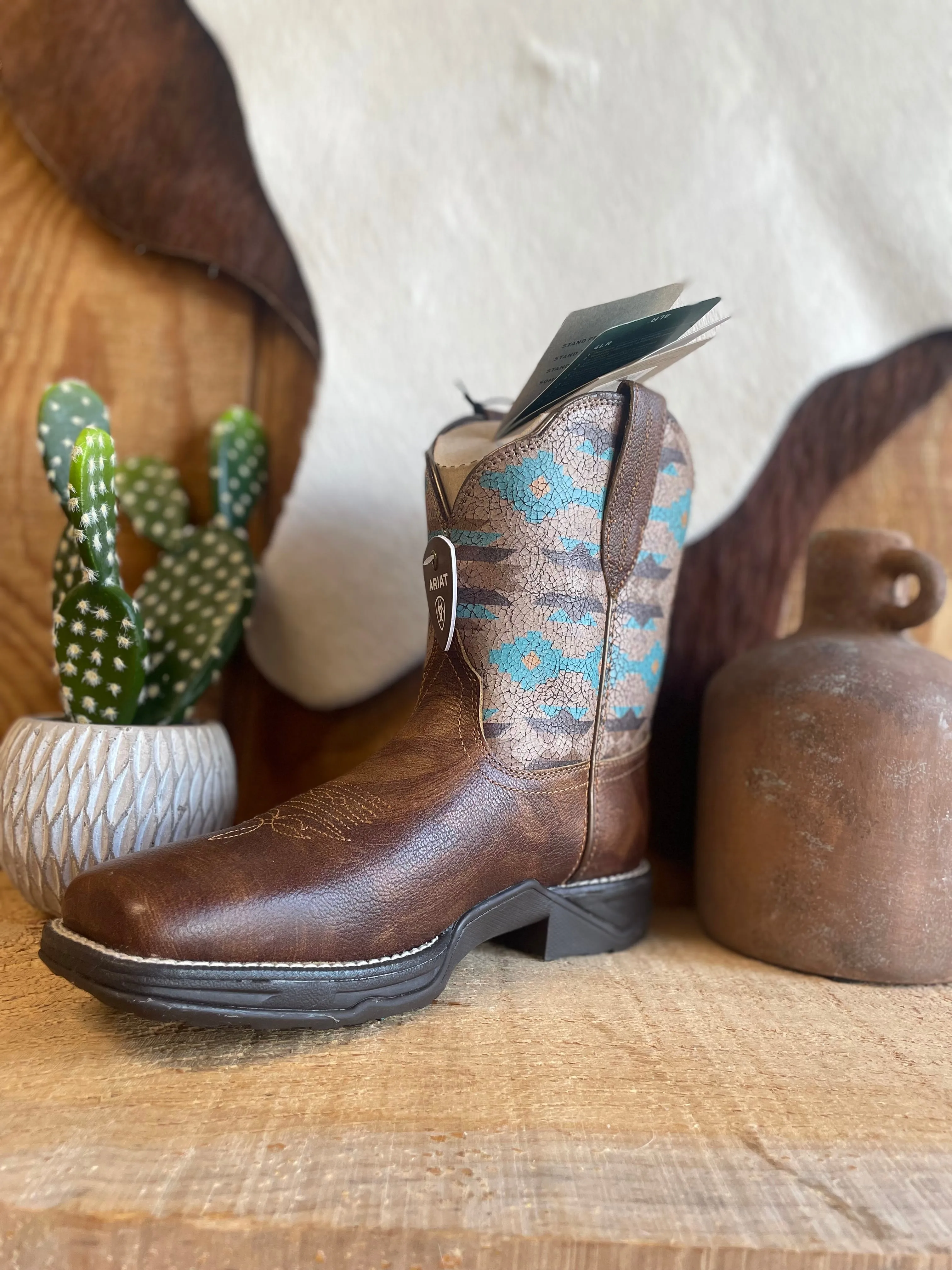 Ariat Women's Square Toe Anthem Shortie Savanna Boots