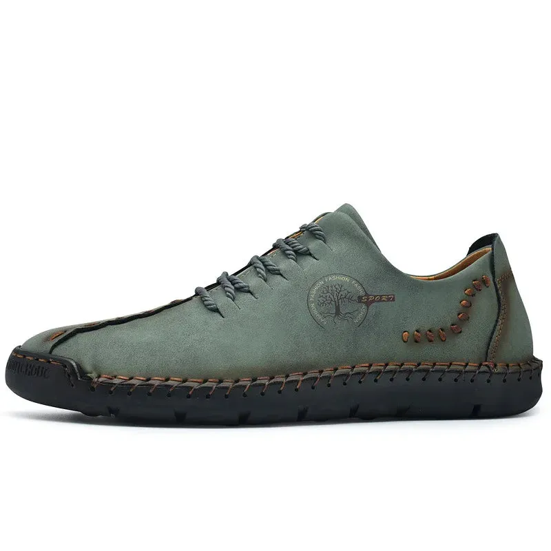 Artisan Hand-Stitched Leather Loafers