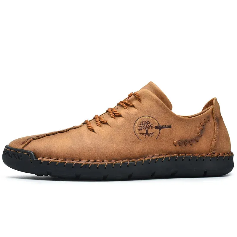 Artisan Hand-Stitched Leather Loafers