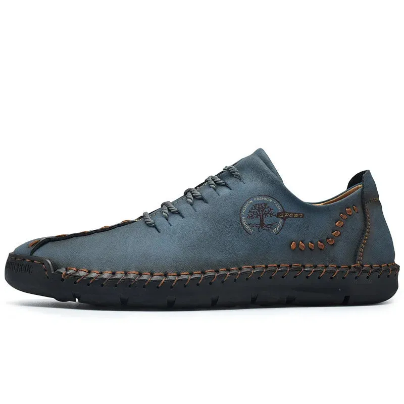 Artisan Hand-Stitched Leather Loafers