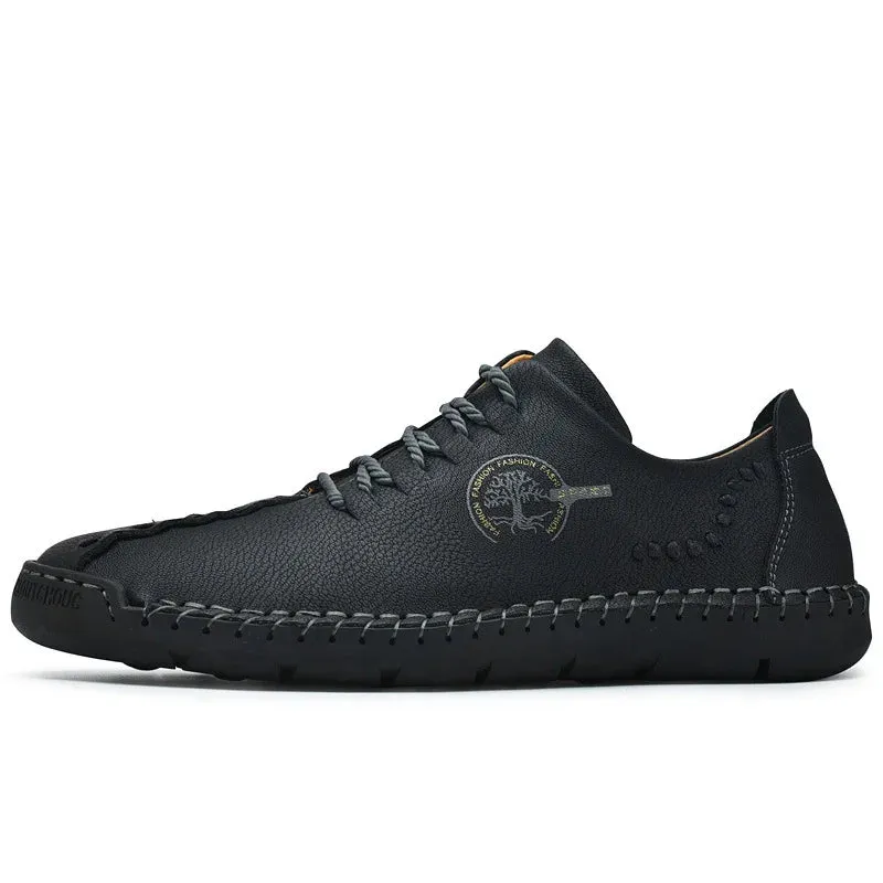 Artisan Hand-Stitched Leather Loafers