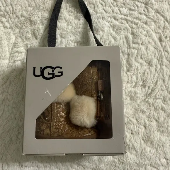 Baby UGG Jorie II Glitter Leopard Boots New in box  Size 0/1 (XS) S0118