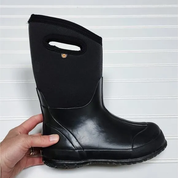 Bogs Classic Black Winter Boots