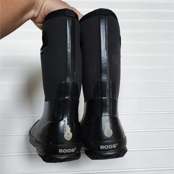 Bogs Classic Black Winter Boots
