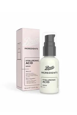 BOOTS Ingredients Hyaluronic Acid Serum 30ml