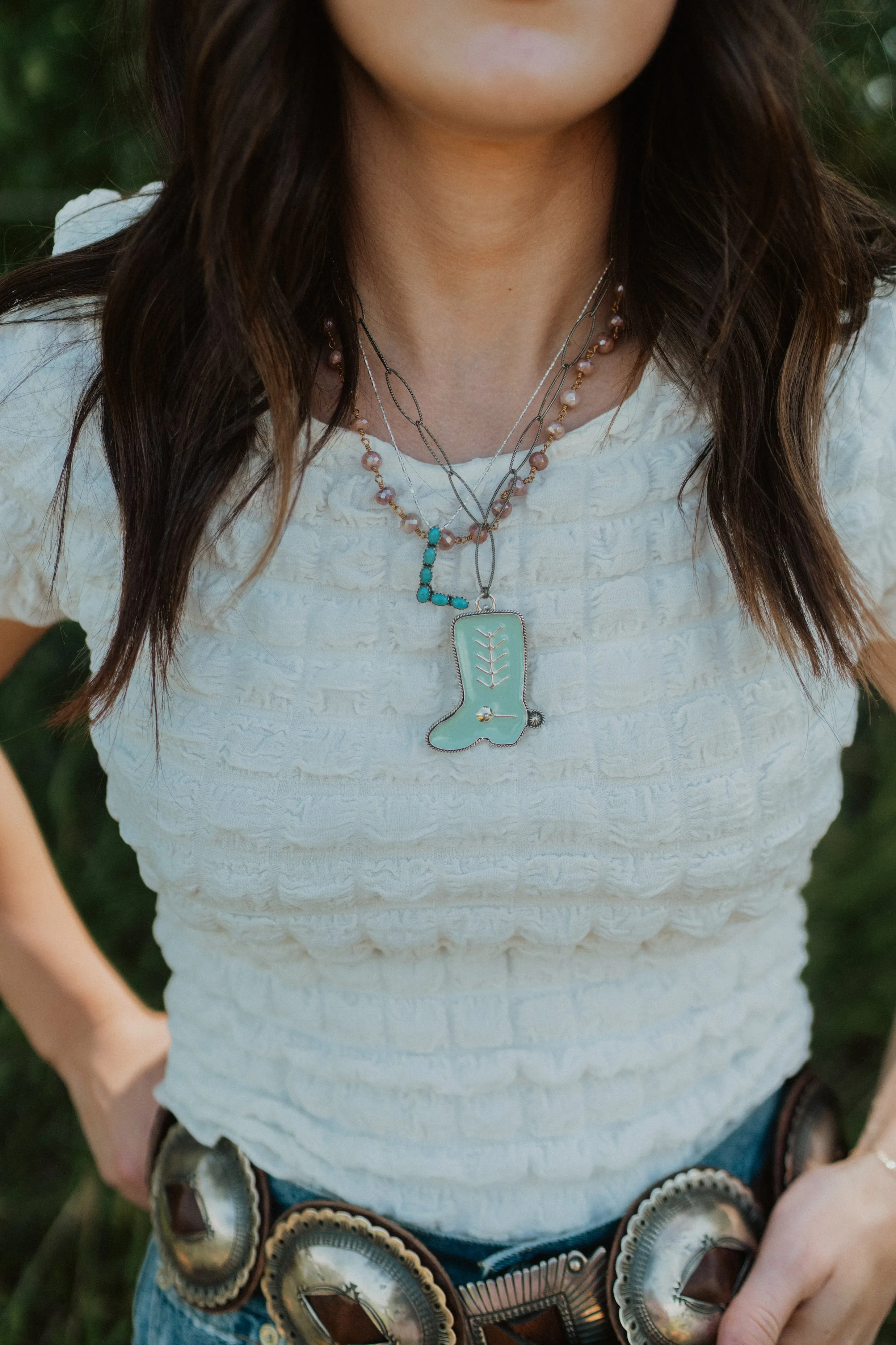 Boots On Necklace | #1