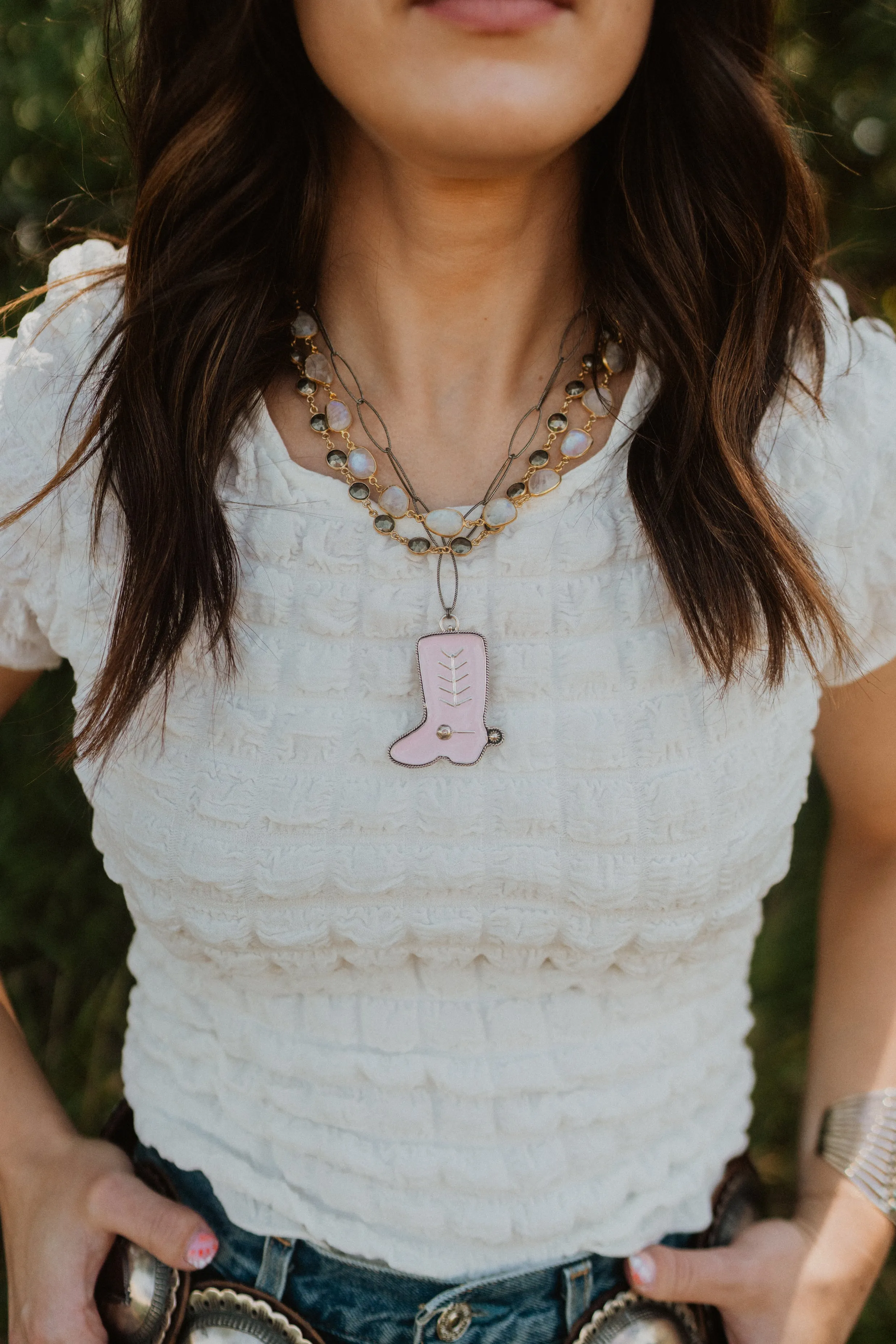 Boots On Necklace | #1