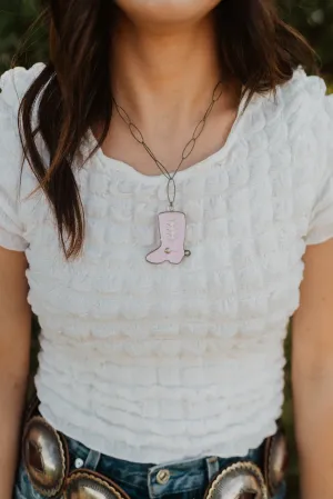 Boots On Necklace | #1