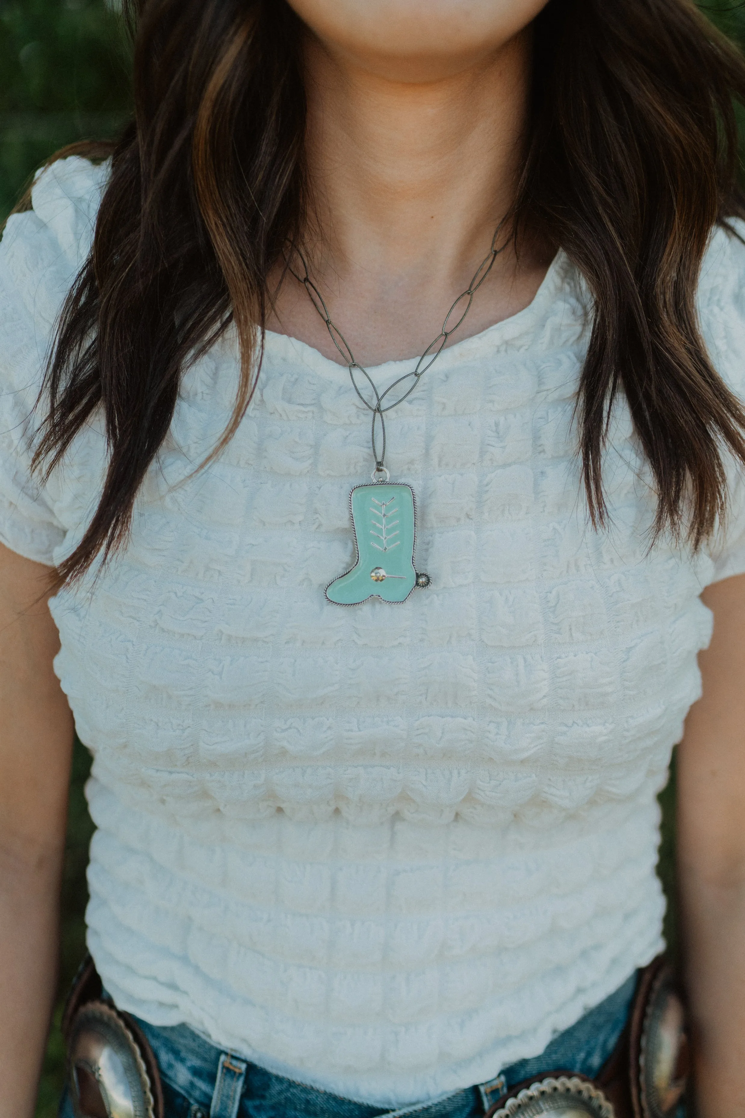 Boots On Necklace | #1