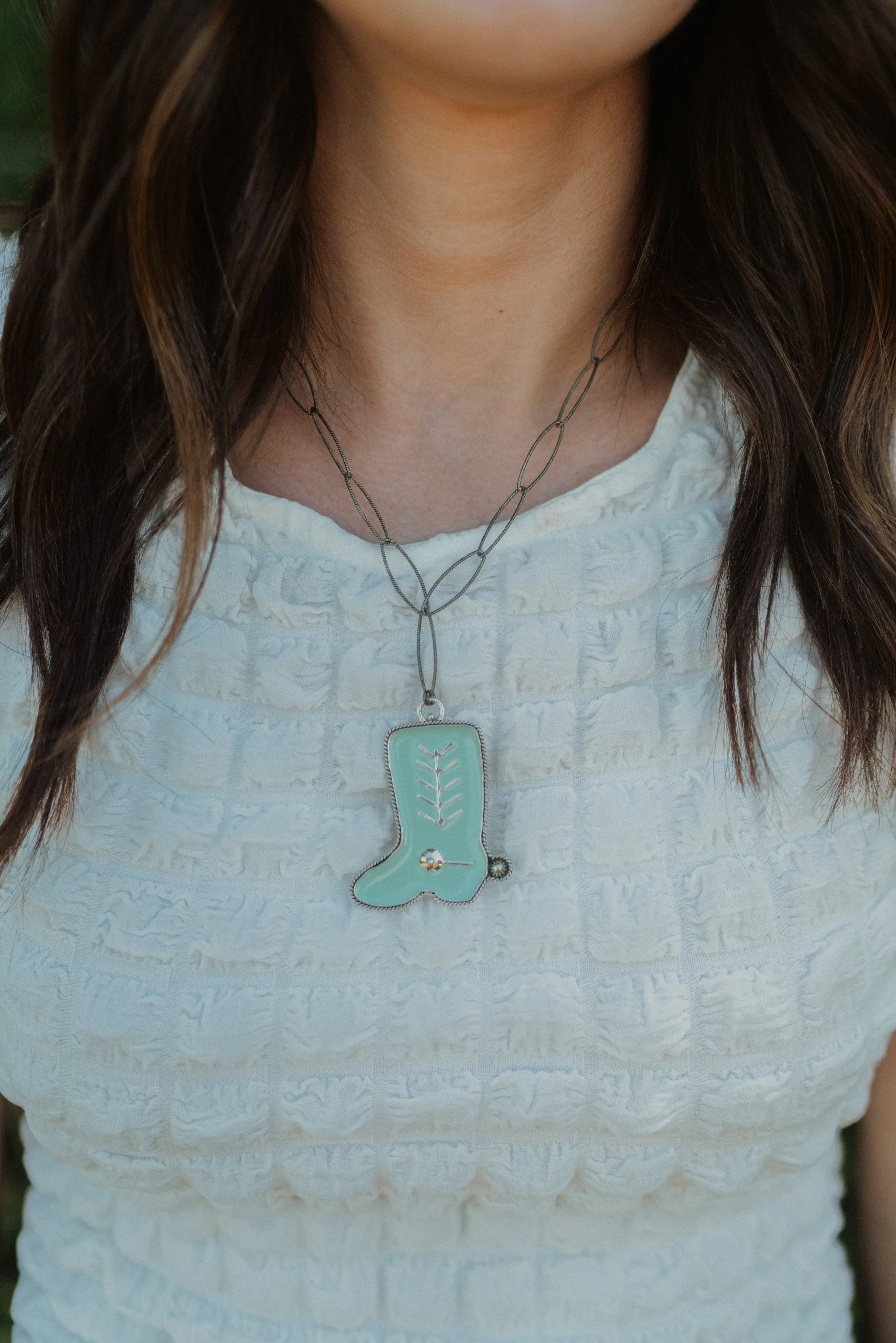 Boots On Necklace | #1
