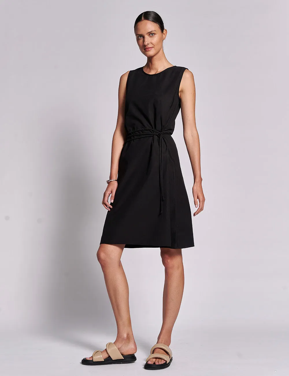 BRAVO WRAP DRESS | BLACK