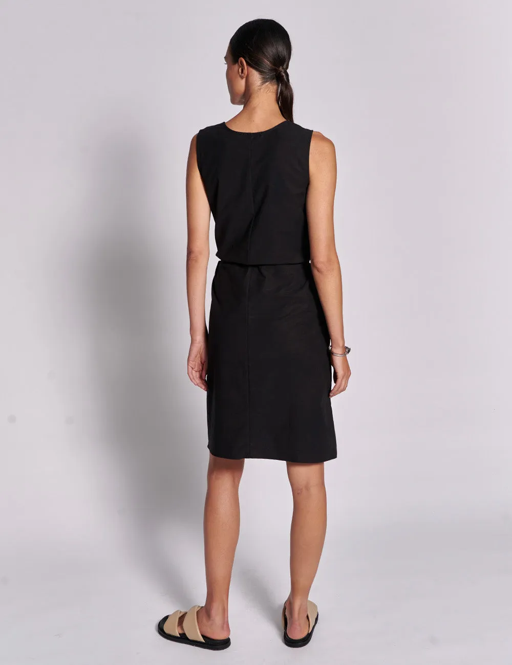 BRAVO WRAP DRESS | BLACK