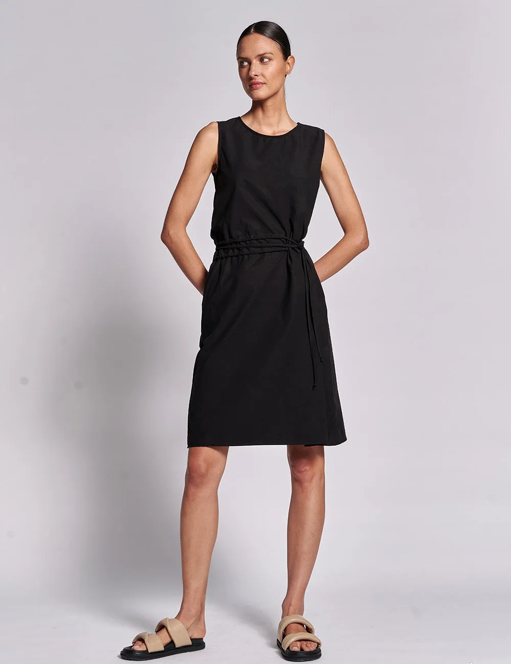 BRAVO WRAP DRESS | BLACK