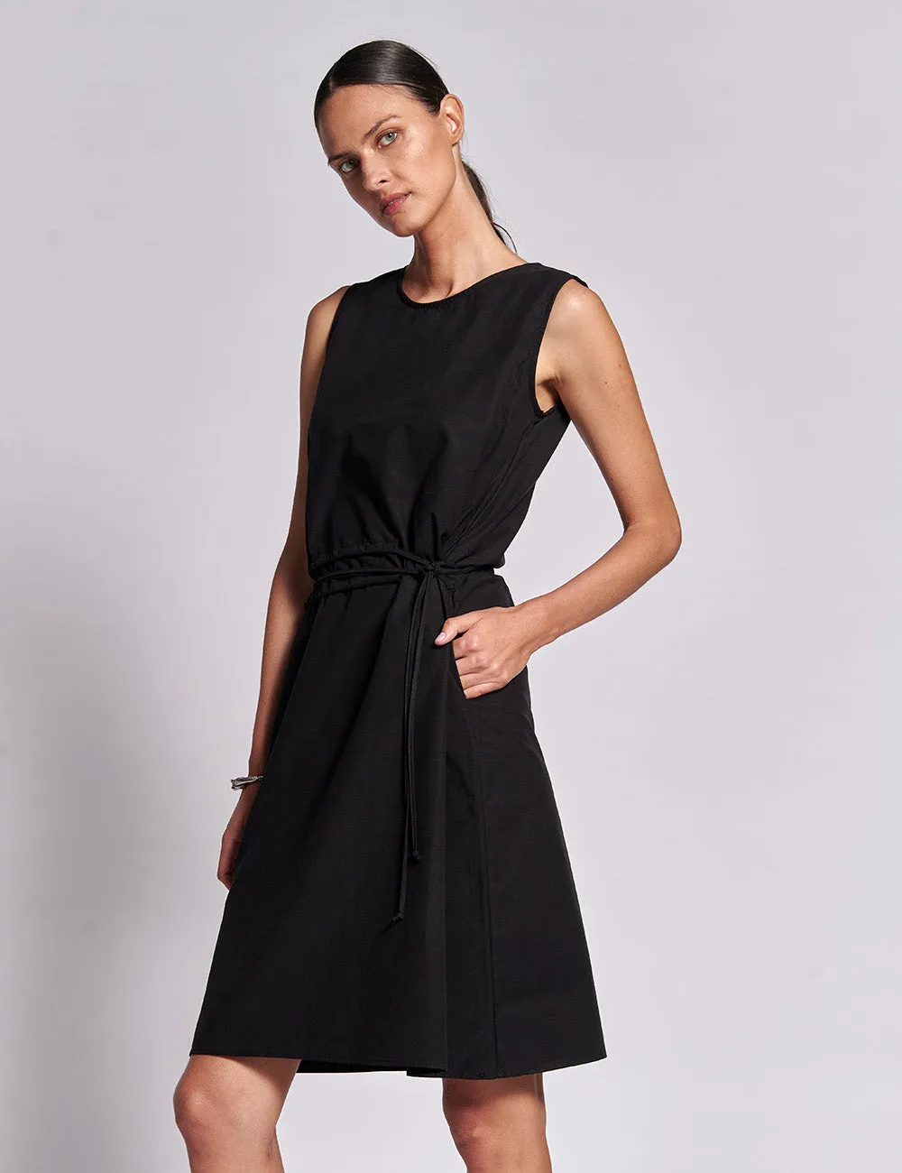 BRAVO WRAP DRESS | BLACK