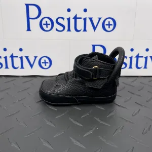Buscemi 100MM Baby Alce Black Leather Sneakers