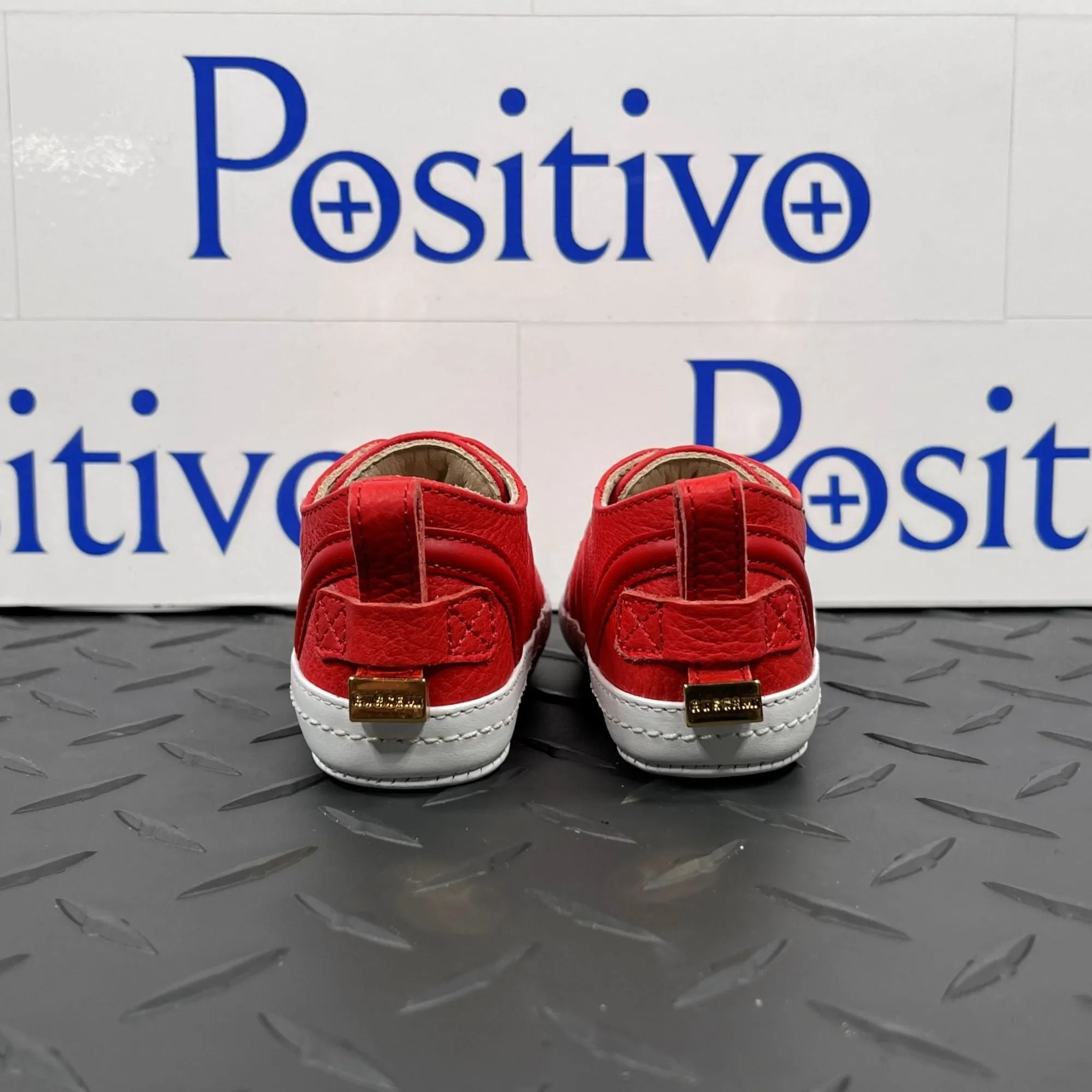Buscemi 50MM Baby Alce Red Leather Sneakers
