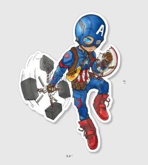 Captain America Sticker