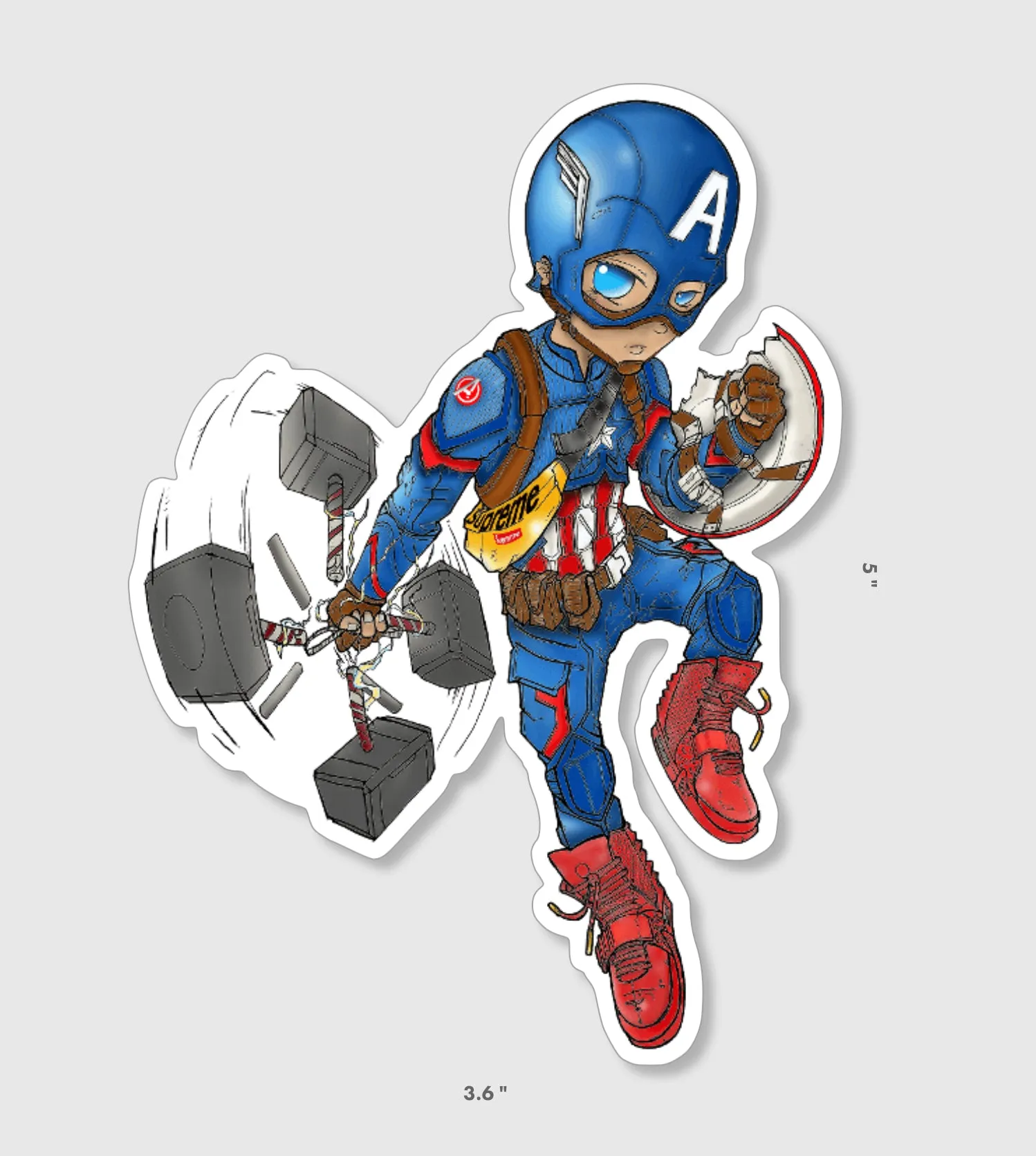 Captain America Sticker