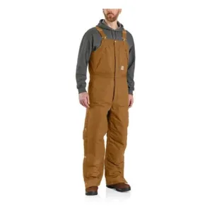 Carhartt Insulated Bib Overall 106682-BRN