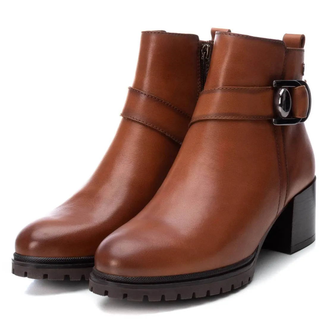 Carmela Tan Low Ankle Boots