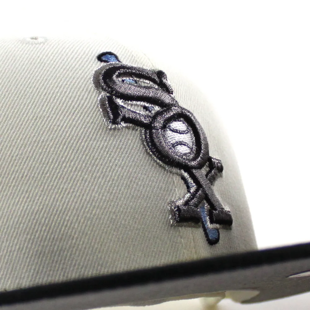 Chicago White Sox 1933 All Star game New Era Fitted 59Fifty Hat (Chrome White Black Gray Under Brim)