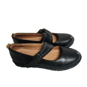 Clarks Artisan New Un Briarcrest MaryJane Black Leather Loafers Size 10M