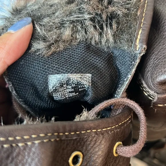 Clarks Reunite Up GTX leather/faux fur/Goretex waterproof winter boots