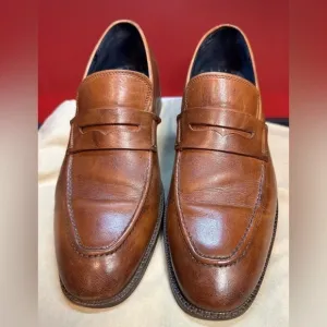 Cole Haan Grand.360 Penny Loafers Brown Leather Slip On Men’s Size 10.5M