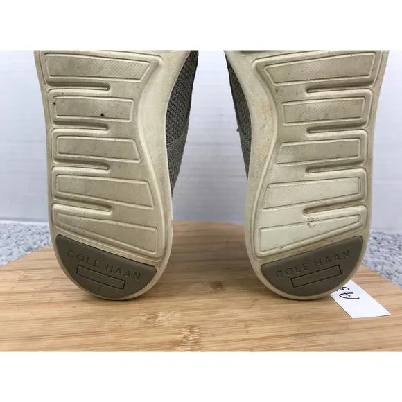 Cole Haan OriginalGrand Gray Stitchlite Plain Toe Casual Oxford Sneakers Mens 10