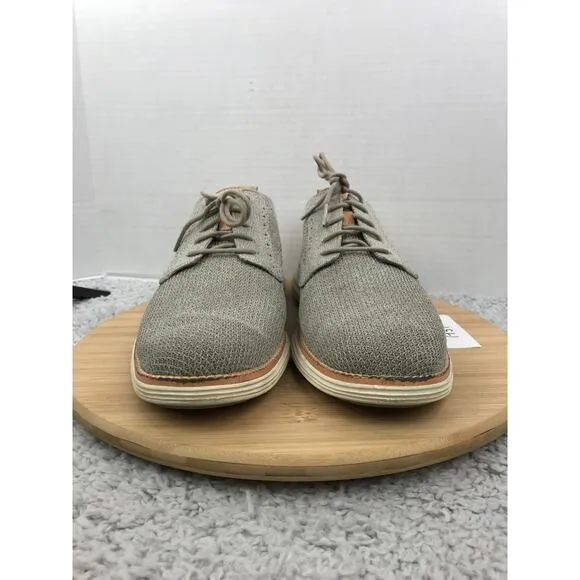 Cole Haan OriginalGrand Gray Stitchlite Plain Toe Casual Oxford Sneakers Mens 10