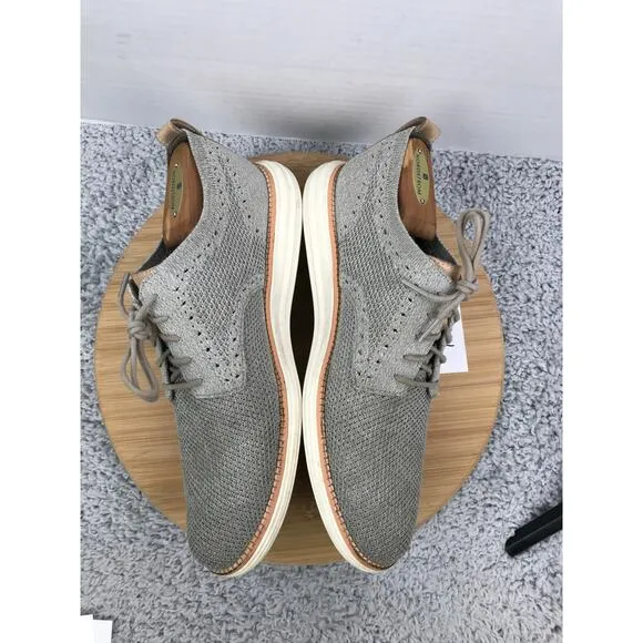 Cole Haan OriginalGrand Gray Stitchlite Plain Toe Casual Oxford Sneakers Mens 10