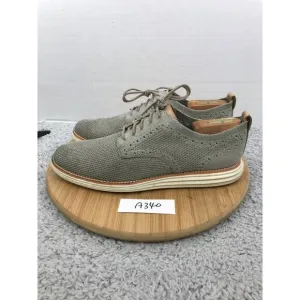 Cole Haan OriginalGrand Gray Stitchlite Plain Toe Casual Oxford Sneakers Mens 10
