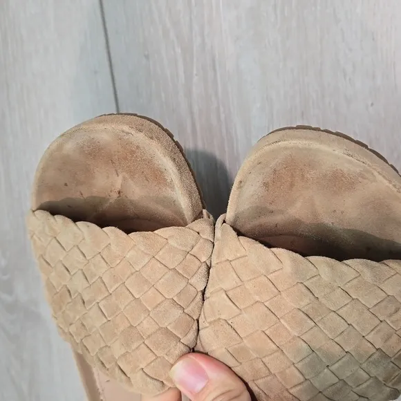 Cole haan Women Grandseries Leather Sandals shoes sz 7.5B