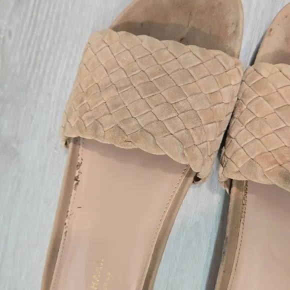 Cole haan Women Grandseries Leather Sandals shoes sz 7.5B